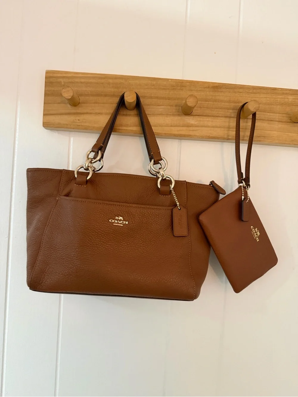 Coach mini Ellis tote and matching wallet